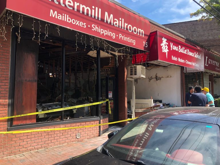 Fire on Cutter Mill Road chars inside of four businesses’ buildings