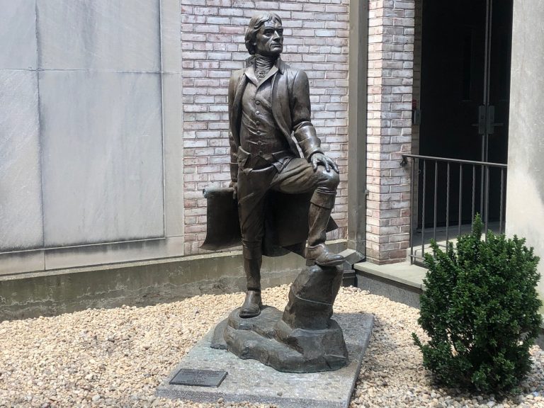 Hofstra University relocates statue of Thomas Jefferson Hofstra University relocates statue of Thomas Jefferson