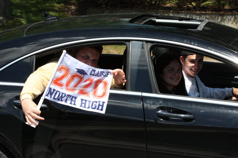 Great Neck celebrates class of 2020 with car parades