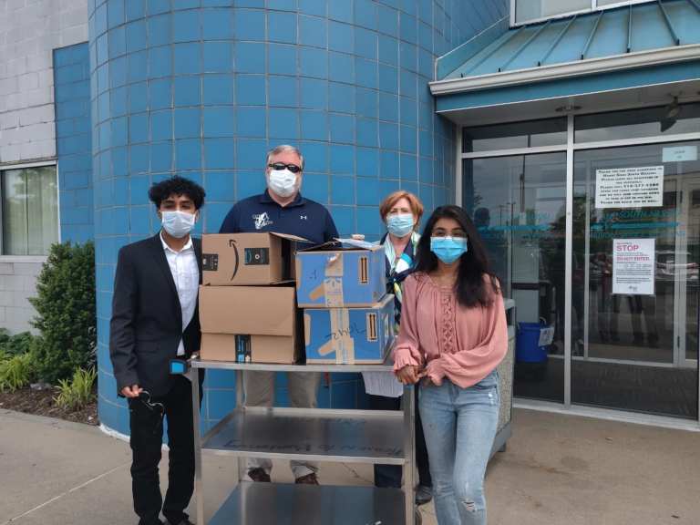 New Hyde Park Memorial students donate masks to hospital New Hyde Park Memorial students donate masks to hospital