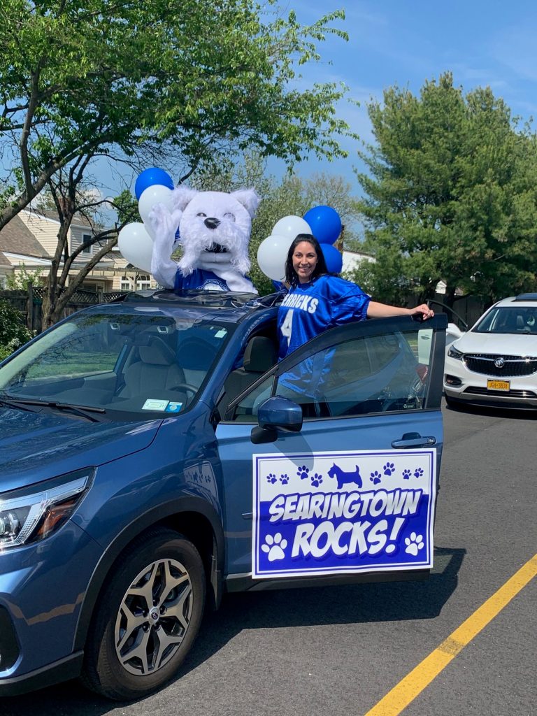 Herricks car parades bring students and staff together