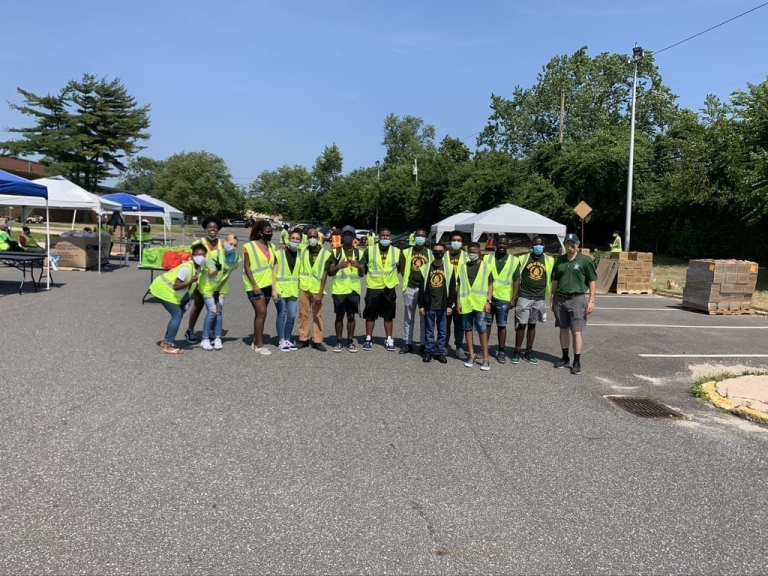 Elmont High School helps feel local families