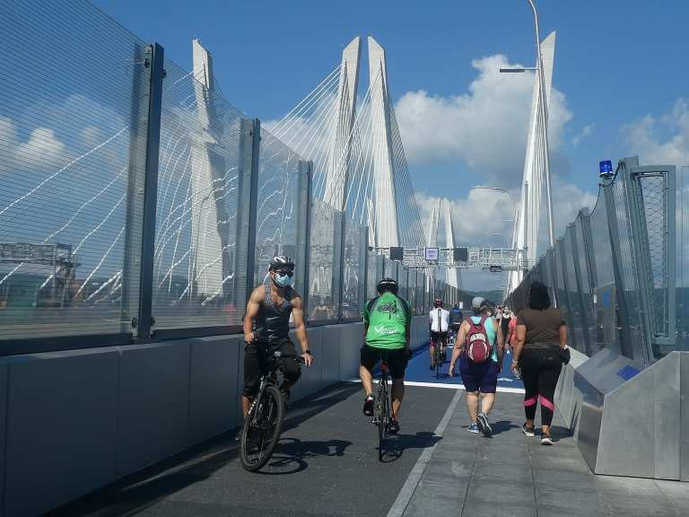 Going places: New biking/walking path opens on Mario Cuomo Bridge over Hudson Going places: New biking/walking path opens on Mario Cuomo Bridge over Hudson