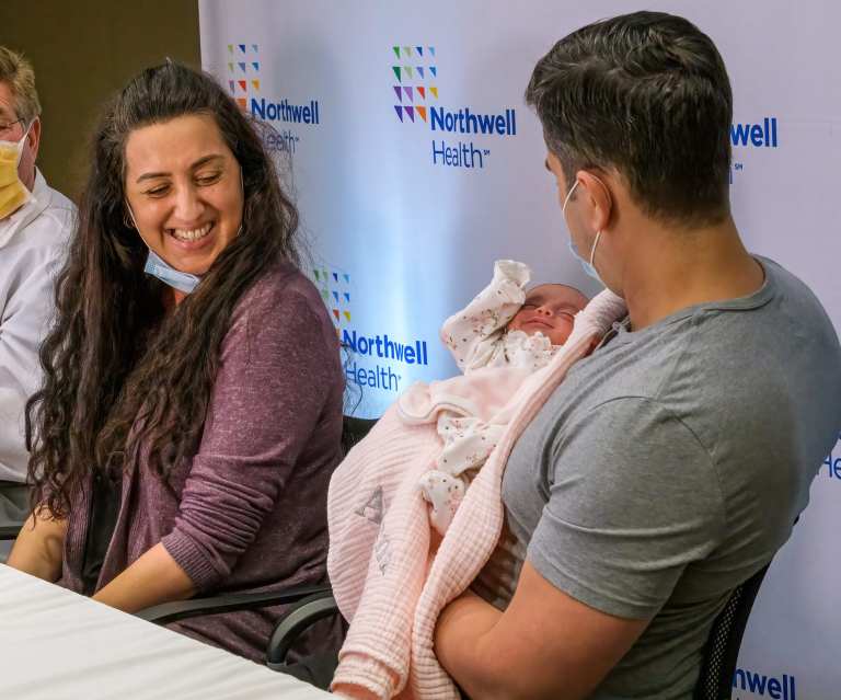 New mom thrives after life-saving liver transplant at North Shore Hospital