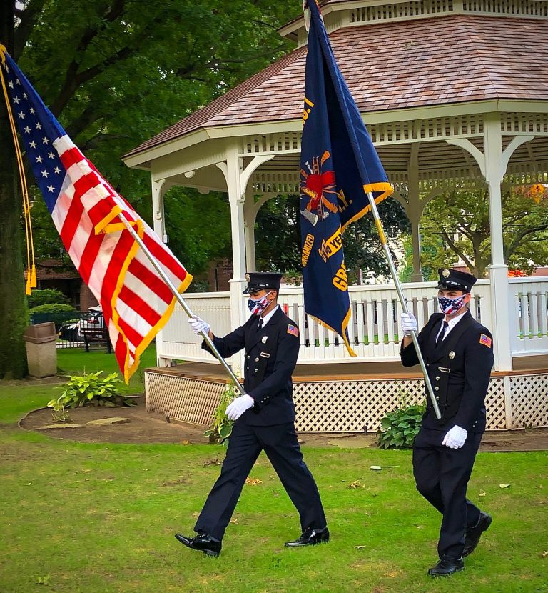 Great Neck holds annual Sept. 11 remembrance ceremony at Firefighters Park