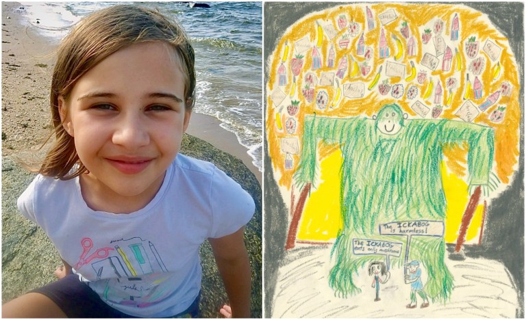 Port girl’s drawing selected for J.K. Rowling book Port girl’s drawing selected for J.K. Rowling book