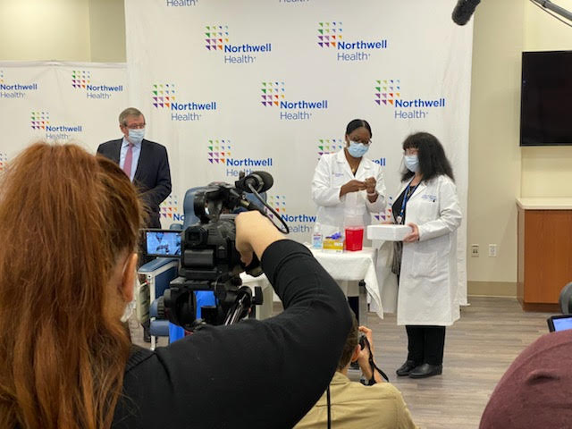 NSTV present at the historic Pfizer-BioNTech Vaccine shot