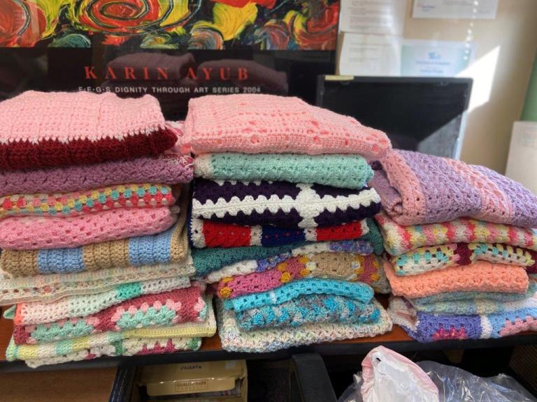 Town celebrates ‘Blankets of Love’ senior group