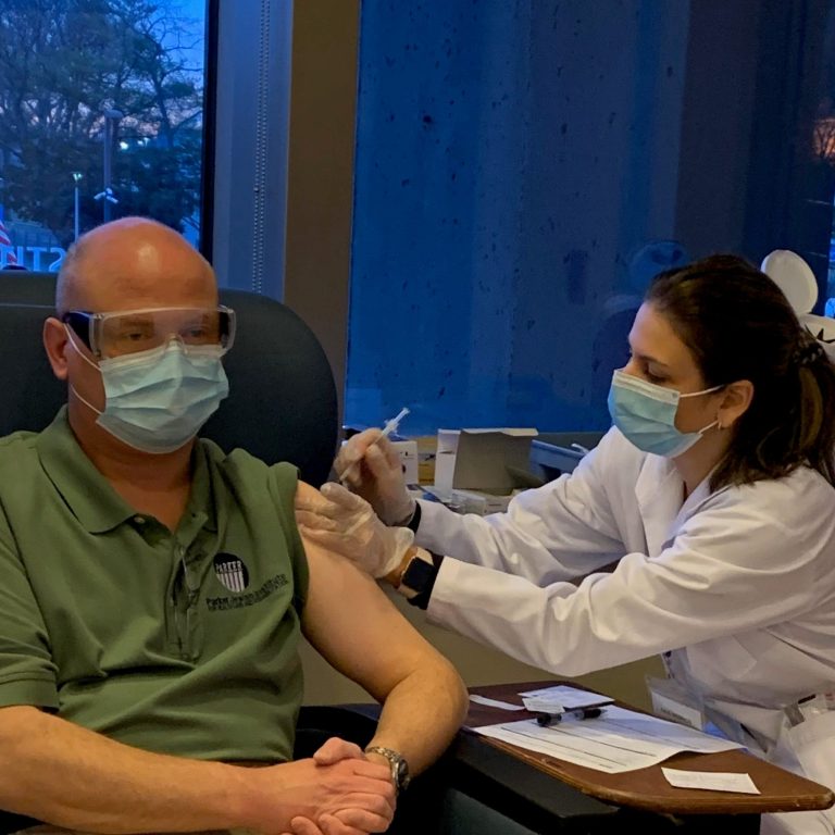 Parker Jewish Institute administers second dose of COVID-19 vaccine Parker Jewish Institute administers second dose of COVID-19 vaccine