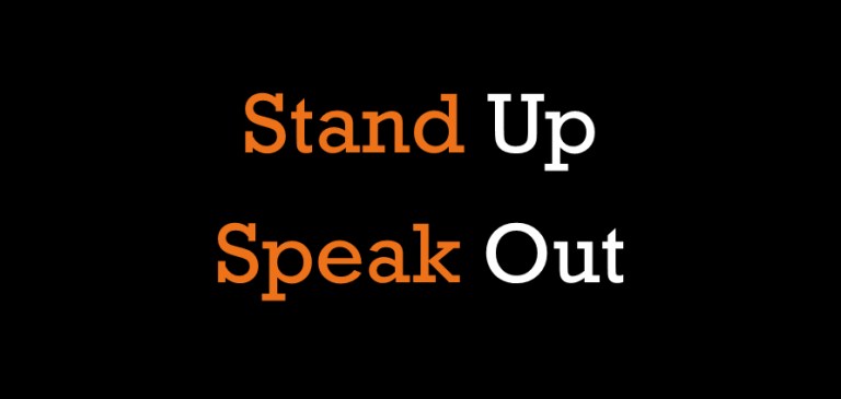 Stand Up, Speak Out: Finding your inner activist online workshop for teens Stand Up, Speak Out: Finding your inner activist online workshop for teens