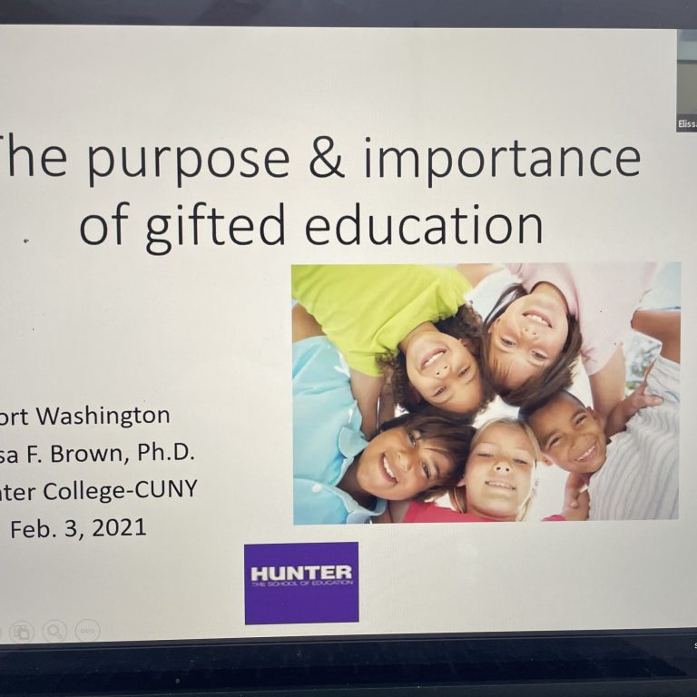 AGATE Hosts Dr. Elissa Brown for a discussion of ‘The Purpose and Importance of Gifted Education’