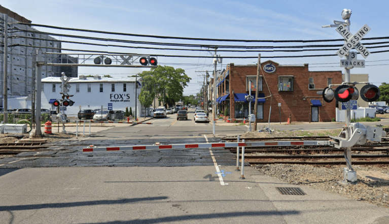 Main Street railroad crossing eliminated as part of LIRR expansion project Main Street railroad crossing eliminated as part of LIRR expansion project