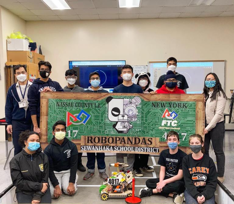 Sewanhaka senior robotics club wins multiple awards
