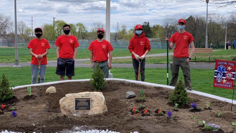 Sewanhaka student completes Eagle Scout project at local park