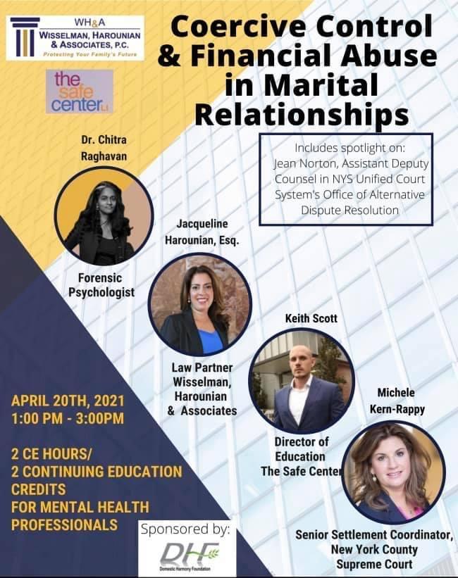 Great Neck law firm hosts educational event regarding domestic violence and financial control Great Neck law firm hosts educational event regarding domestic violence and financial control