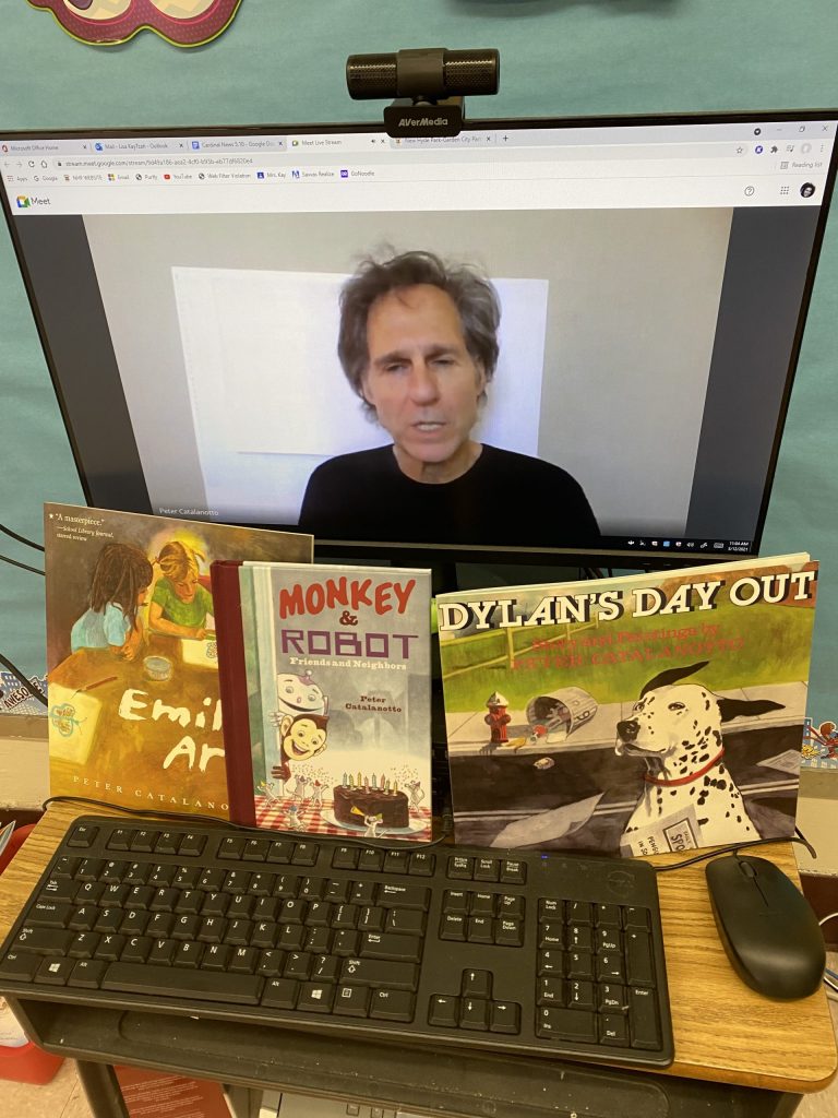 Author virtually visits Manor Oaks School