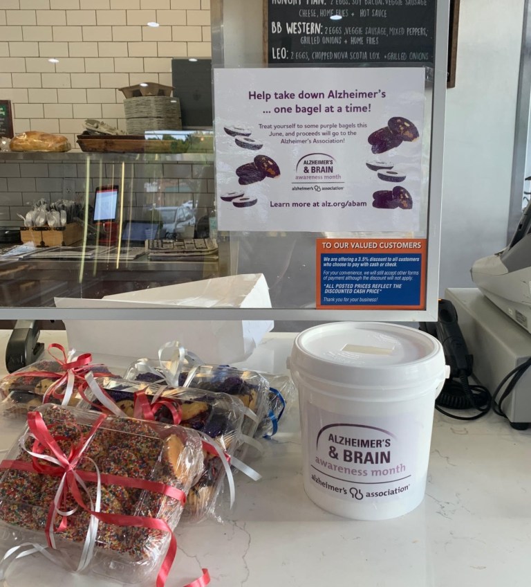 Long Island businesses “Go Purple” in June to Support Alzheimer’s