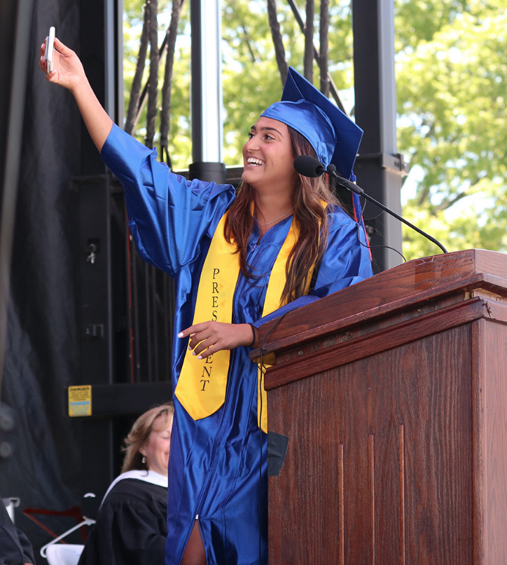 Self(ie) reflection at Great Neck North High’s commencement ceremony