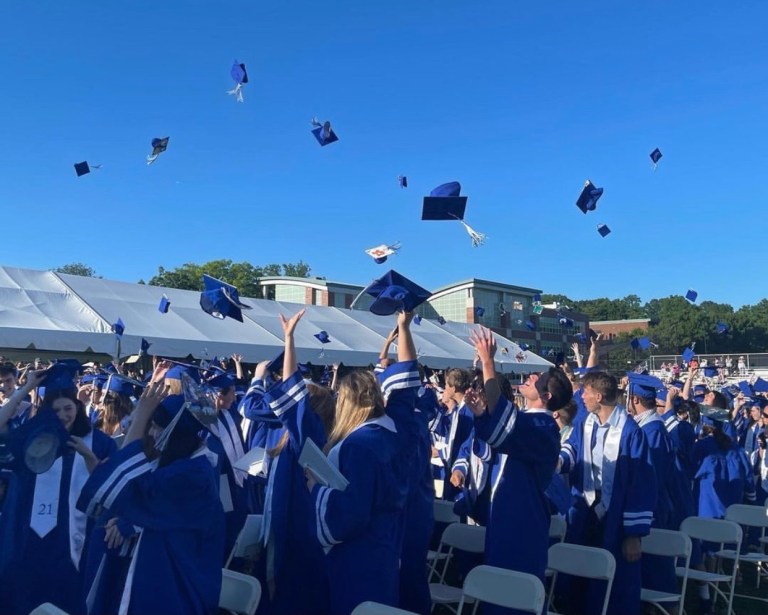 Schreiber High holds in-person commencement ceremony for class of 2021 Schreiber High holds in-person commencement ceremony for class of 2021