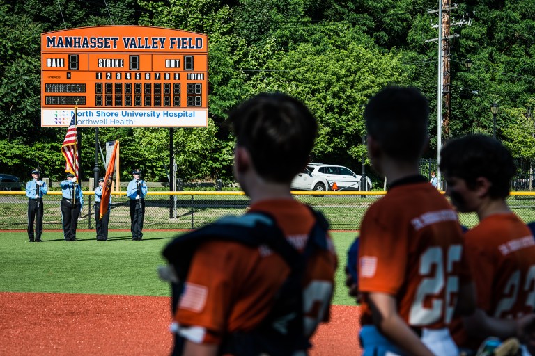 North Shore University Hospital donates scoreboard to Manhasset PAL