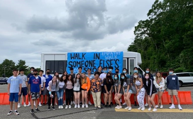Sid Jacobson JCC’s Empathy Walk unites Asian-American and Jewish teens to promote solidarity