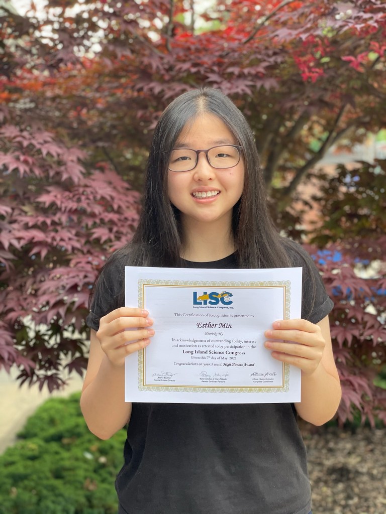 Herricks High School student Esther Min receives recognition in chemistry competitions