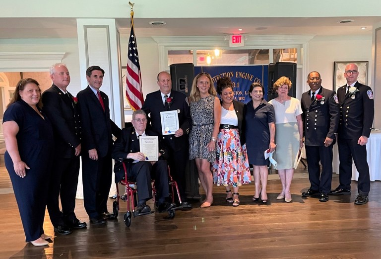 Legislator DeRiggi-Whitton honors Protection Company No. 1 at 129th Annual Installation Dinner