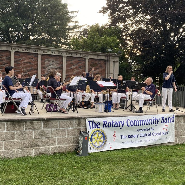 Great Neck Rotary community band’s final summer concert