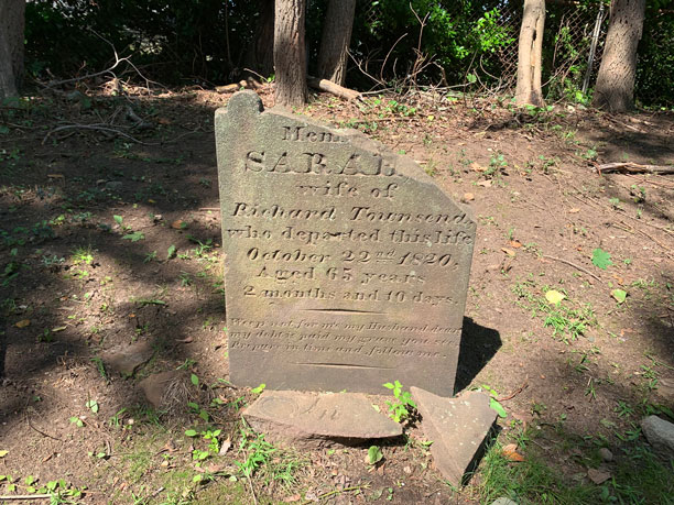 Townsend Cemetery in East Hills undergoing restoration