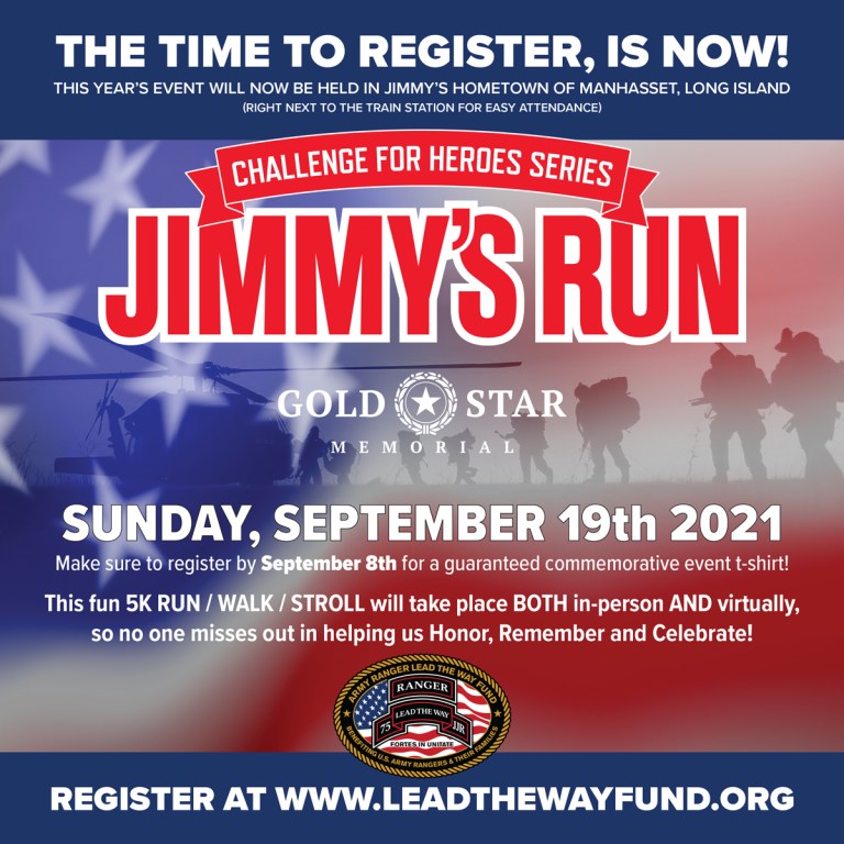 5K Fun Run/Walk to honor Manhasset hometown hero Sgt. James. J Regan 5K Fun Run/Walk to honor Manhasset hometown hero Sgt. James. J Regan