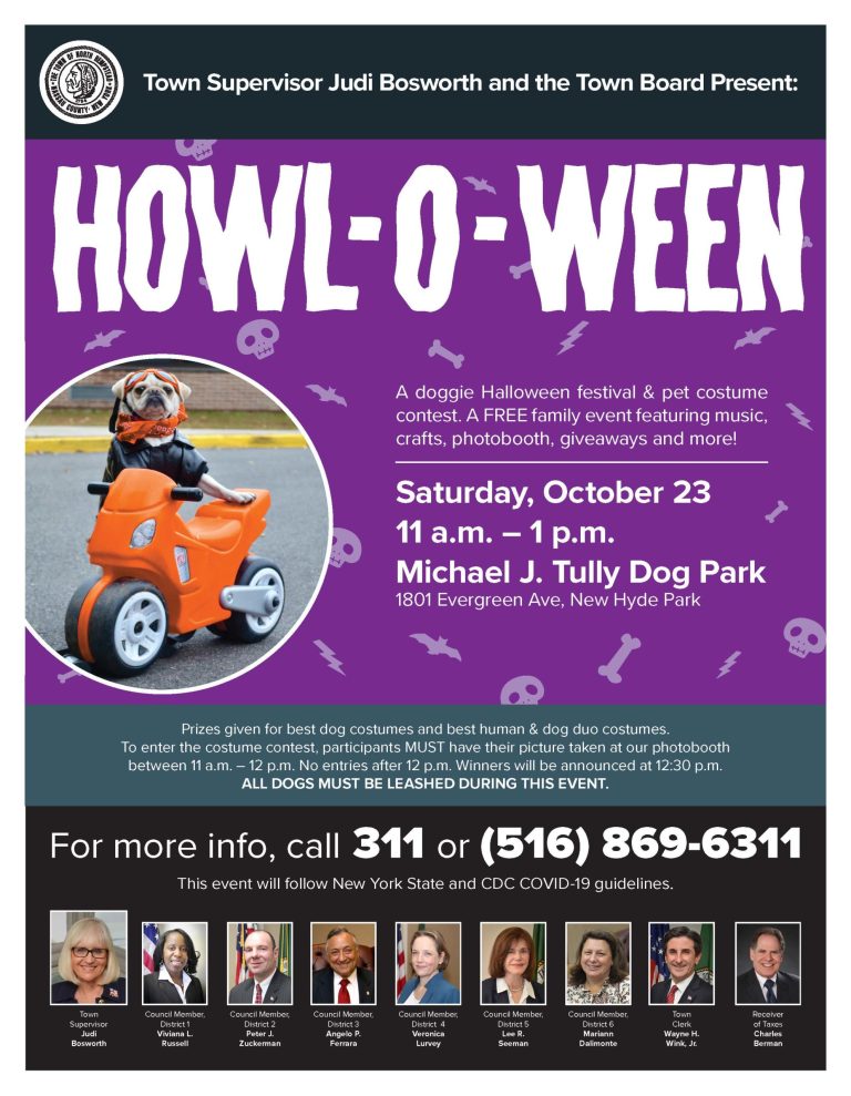 Town to host ‘Howl-O-Ween’ dog event; costume contest