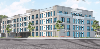 The Nassau County IDA tabled decisions on resolutions for a mixed-use complex proposal at 733-41 Middle Neck Road on Tuesday. (Rendering courtesy of Oz Bencetin)