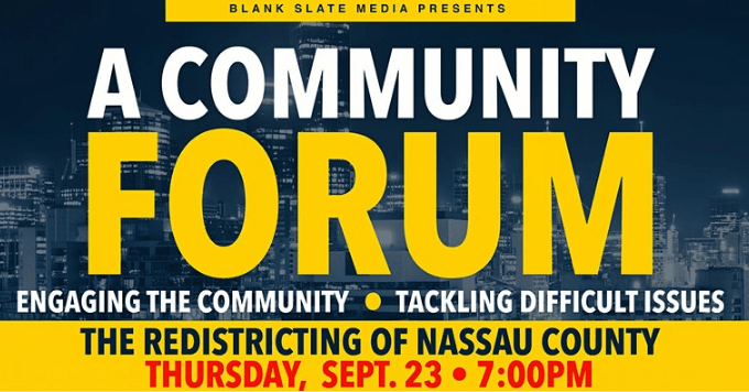 Blank Slate Media to hold forum on redistricting in Nassau County