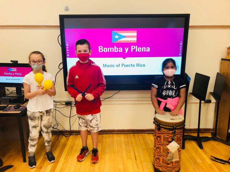 Hillside Grade School honors Hispanic Heritage Month through music