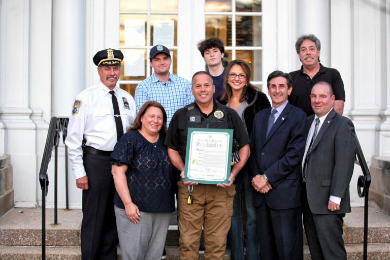 Town honors Port Washington police detective