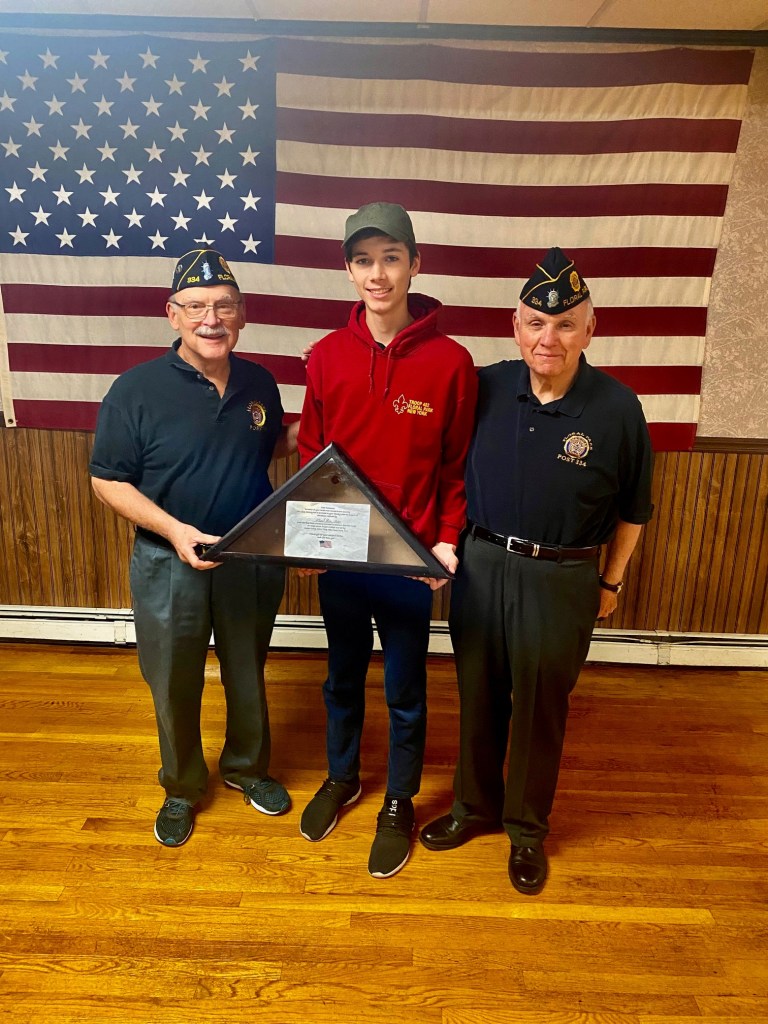 Eagle Scout project in Floral Park