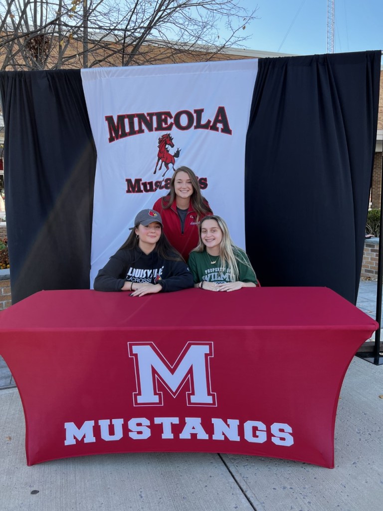 Mineola student-athletes commit to colleges