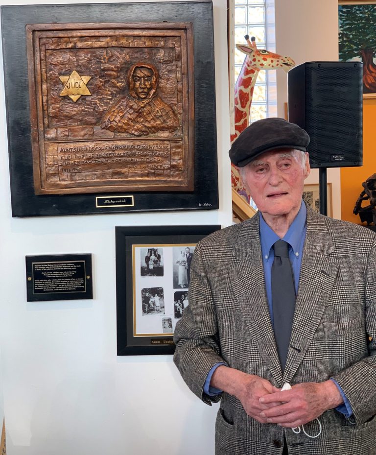 Temple Judea receives gift of Holocaust sculpture Temple Judea receives gift of Holocaust sculpture