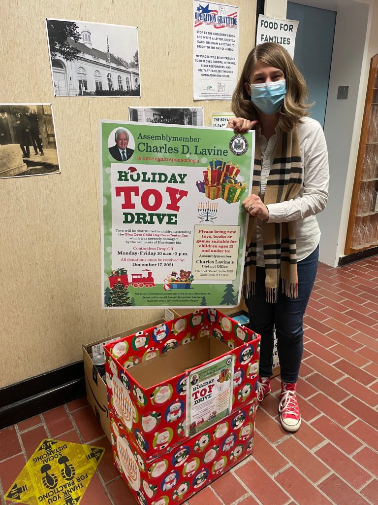 State Assemblymember Charles Lavine has announced the kick-off of his annual toy drive State Assemblymember Charles Lavine has announced the kick-off of his annual toy drive