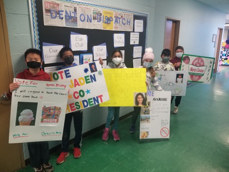 New student council leadership at Denton Avenue New student council leadership at Denton Avenue