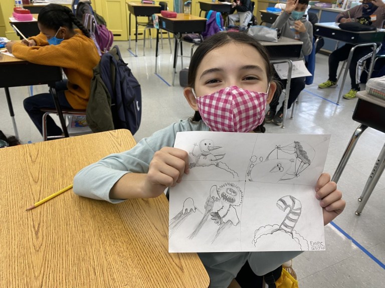 Garden City Park School students in Pre-K through sixth grade participated in a virtual assembly with artist Mark Kistler on Dec. 13. Garden City Park School students in Pre-K through sixth grade participated in a virtual assembly with artist Mark Kistler on Dec. 13.