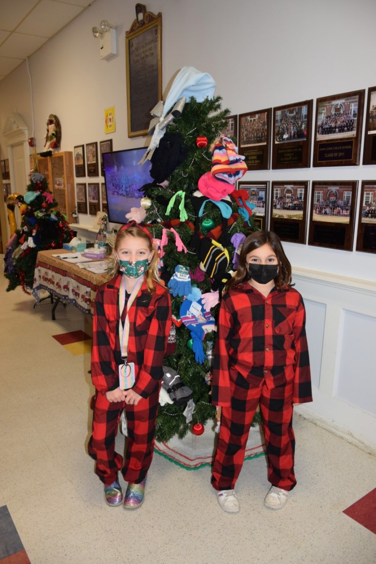 John Lewis Childs School displays Mitten Trees for those in need John Lewis Childs School displays Mitten Trees for those in need