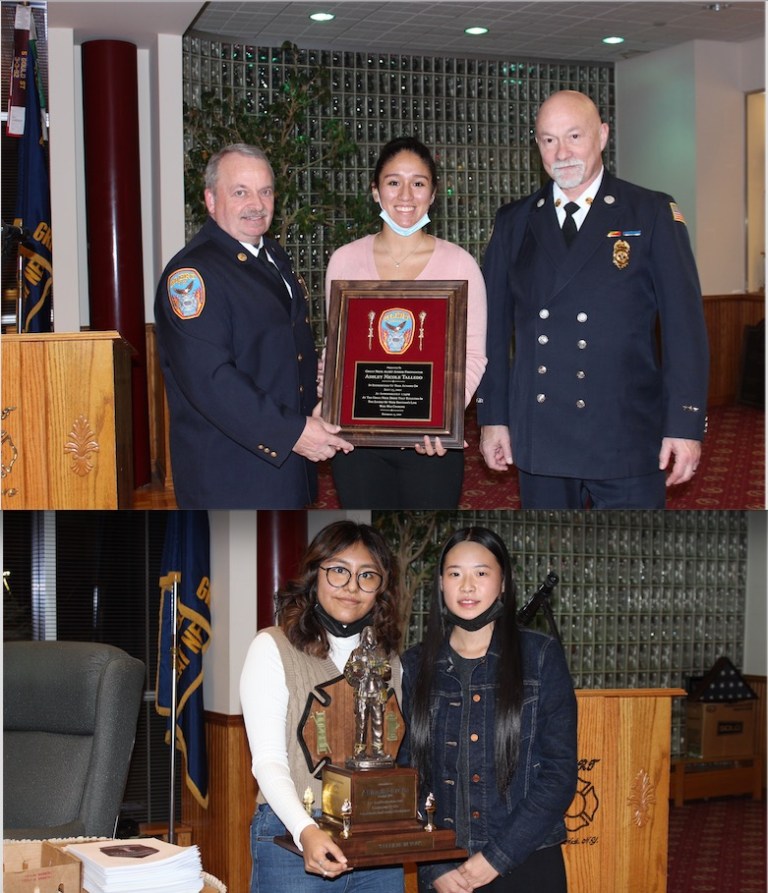 Great Neck Alert junior firefighters honor two members Great Neck Alert junior firefighters honor two members