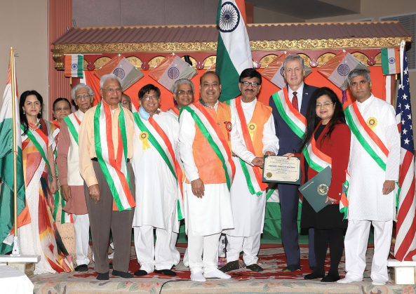 Nicolello, Srivastava celebrate the 73rd Republic of India Day