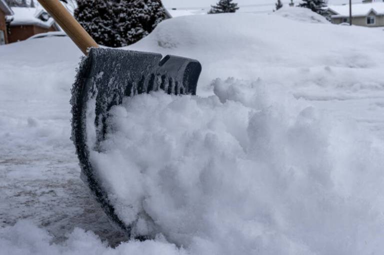 Snow shoveling safety tips