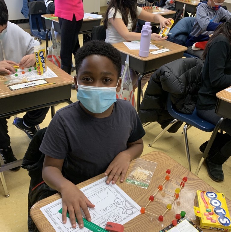 East Hills fifth graders participate in gumdrop bridge challenge East Hills fifth graders participate in gumdrop bridge challenge