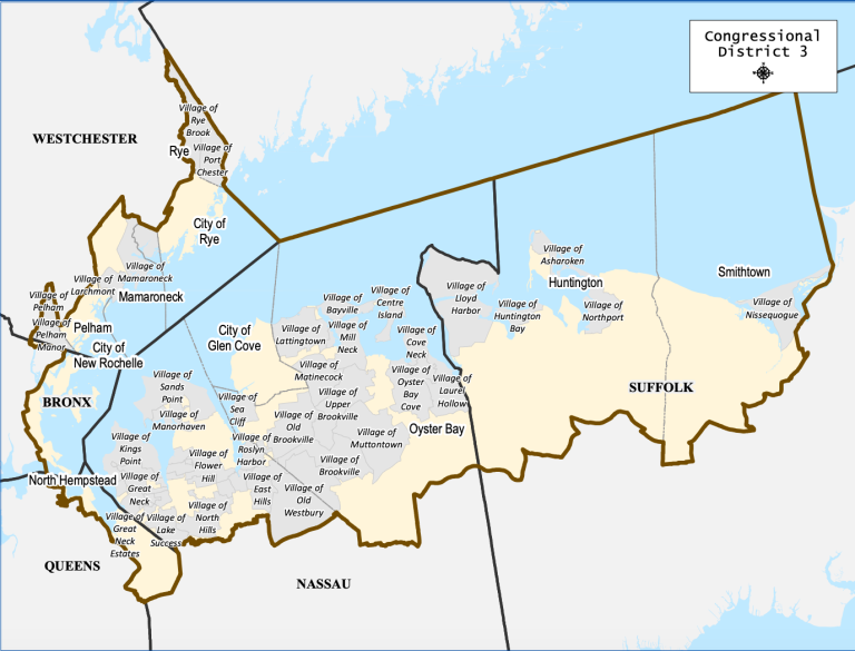 New York’s 3rd, 4th Congressional Districts see changes in proposed redistricting