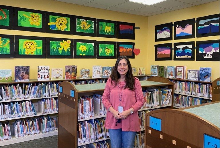 Herricks elementary art exhibit on display at local library Herricks elementary art exhibit on display at local library