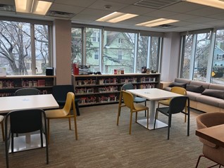 The Port Washington Public Library celebrates the renovation and re-launch of its TeenSpace!
