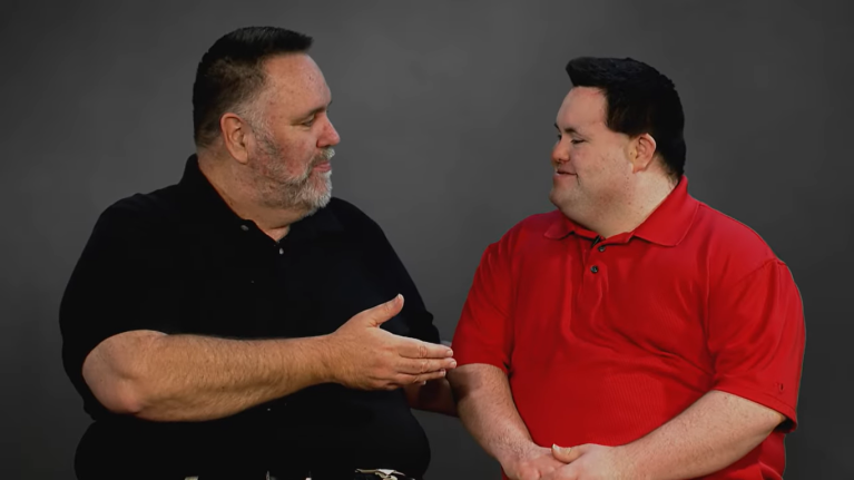 John’s Crazy Socks father-son entrepreneur team deliver special needs hiring message to business leaders worldwide John’s Crazy Socks father-son entrepreneur team deliver special needs hiring message to business leaders worldwide